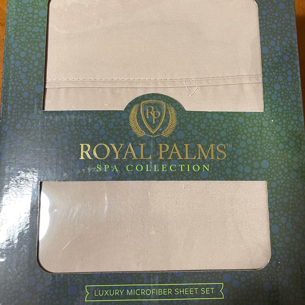 Royal Palms Spa Collection Microfiber King Sheets